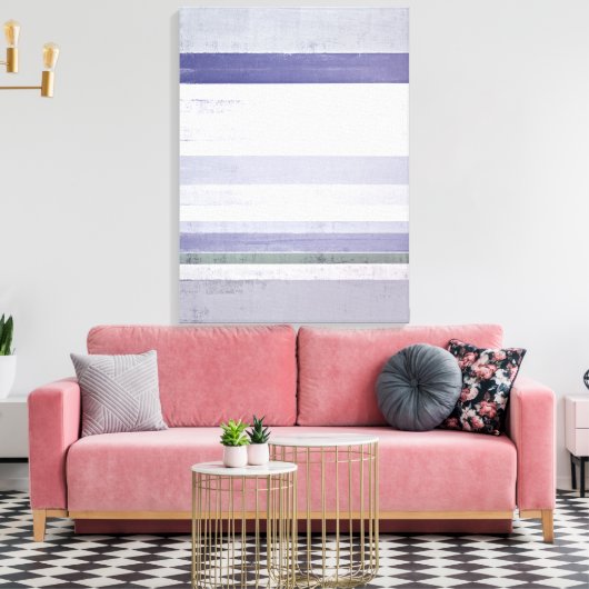 "Trauben" Lila und grau-Abstrakte Kunst Canvas Dru Leinwanddruck (Insitu (Wohnzimmer))