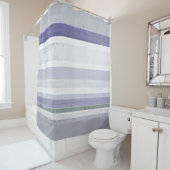 "Trauben-" lila und graue abstrakte Kunst Duschvorhang (Beispiel)