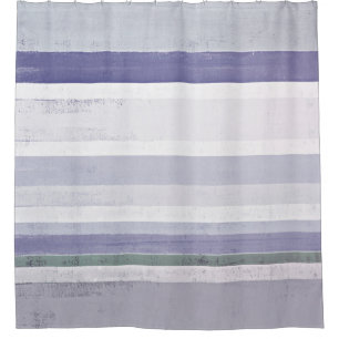 "Trauben-" lila und graue abstrakte Kunst Duschvorhang