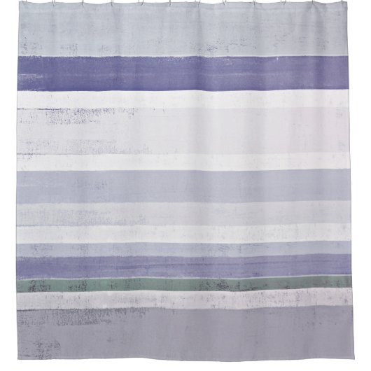 "Trauben-" lila und graue abstrakte Kunst Duschvorhang (Vorderseite)