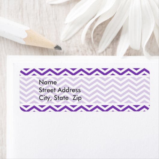 Trauben Lila Zickzack Streifen (Insitu)