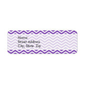 Trauben Lila Zickzack Streifen (Vorne)