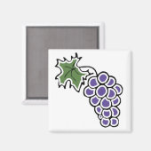 Trauben Magnet (Vorderseite/Rückseite)