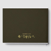 Trauben mit Goldrahmen-Gästebuch Gästebuch (Rückseite)