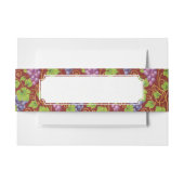 Trauben-Muster Einladungsbanderole (Vorderseite Beispiel)