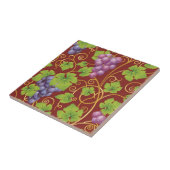 Trauben-Muster Fliese (Seite)