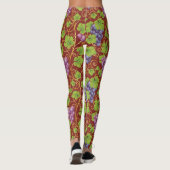 Trauben-Muster Leggings (Rückseite)