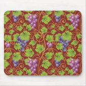 Trauben-Muster Mousepad (Vorne)