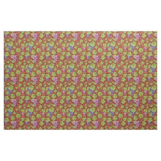 Trauben-Muster Stoff (Fat Quarter (45,7 x 55,9 cm))