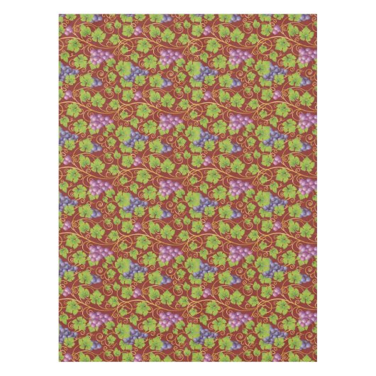 Trauben-Muster Tischdecke (Vorderseite)