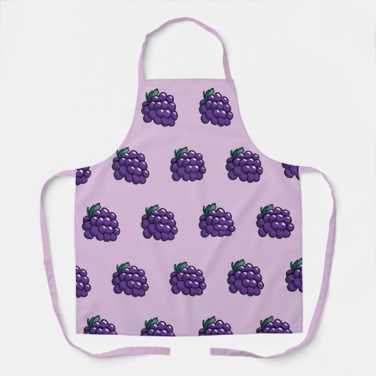 Trauben Nahtloses Muster auf Schürze (Vorderseite)