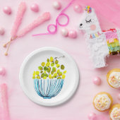 Trauben niedliche Früchte Pappteller (Party)