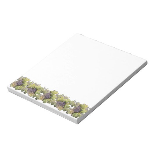 Trauben - Notepad Notizblock (Rotiert)