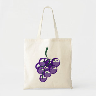Trauben Obstwein Lilac Lebensmittelkellerei Tragetasche