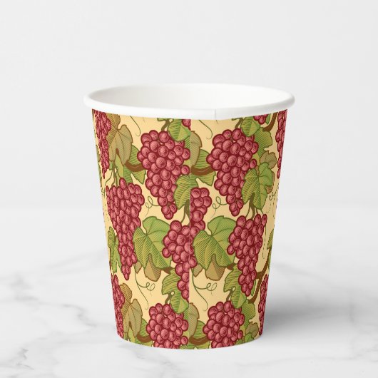 Trauben Pappbecher (Rechts)