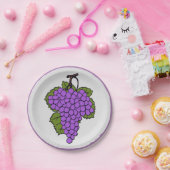 Trauben Pappteller (Party)