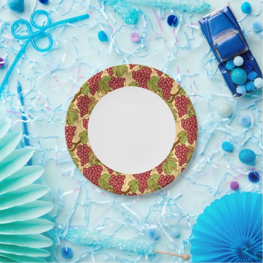 Trauben Pappteller (Party)