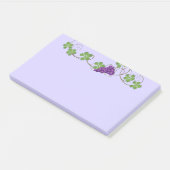 Trauben Post-it Klebezettel (angewinkelt)