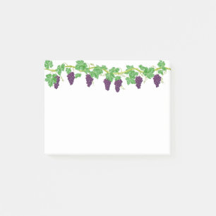 Trauben Post-it Klebezettel