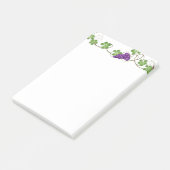 Trauben Post-it Klebezettel (angewinkelt)
