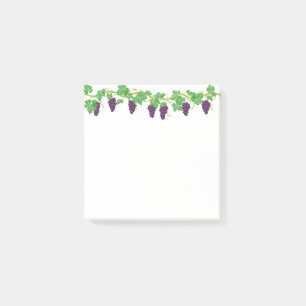 Trauben Post-it Klebezettel