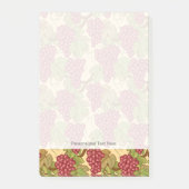 Trauben Post-it Klebezettel (Vorderseite)