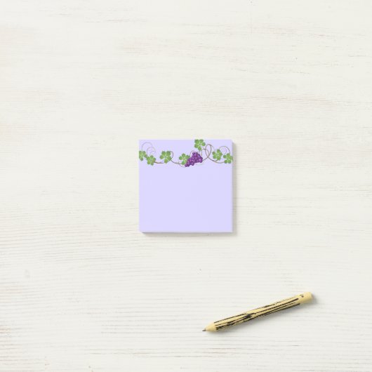 Trauben Post-it-Notes Post-it Klebezettel (Auf Schreibtisch)