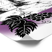Trauben Poster (Ecke)