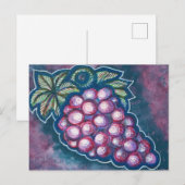 Trauben Postkarte (Vorne/Hinten)