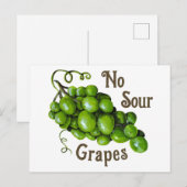 Trauben Postkarte (Vorne/Hinten)
