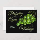 Trauben Postkarte (Vorne/Hinten)