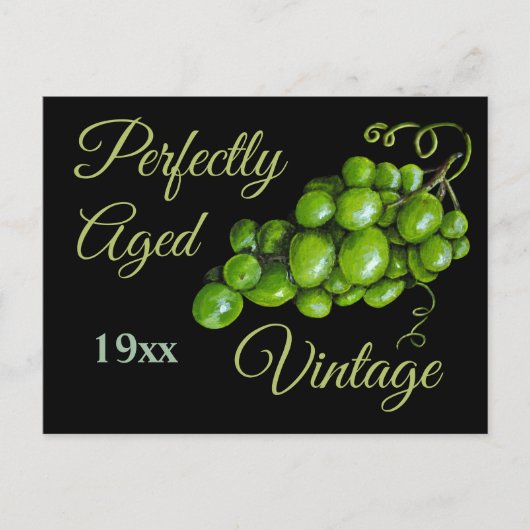 Trauben Postkarte (Vorderseite)
