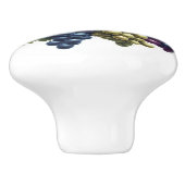 Trauben Print Keramikknauf (Seitenansicht)