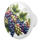 Trauben Print Keramikknauf (Rechts)