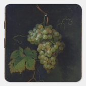 Trauben Quadratischer Aufkleber (Vorderseite)