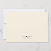 Trauben-Rebe-Brautparty Einladung (Rückseite)