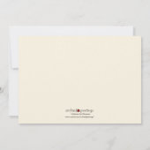 Trauben-Rebe-Brautparty-Einladung Einladung (Rückseite)