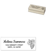 Trauben Rücksendeadresse Gummistempel (Stempel)