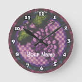 Trauben Runde Wanduhr (Vorderseite)