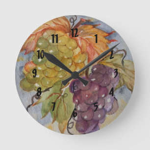 TRAUBEN RUNDE WANDUHR