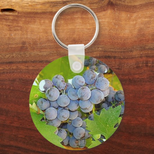 Trauben - Schlüsselkette Schlüsselanhänger (Vorderseite)