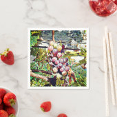 Trauben. Serviette (Beispiel)