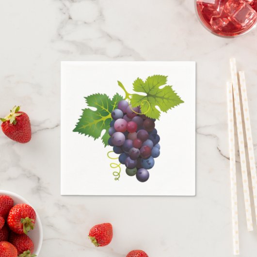 Trauben Serviette (Beispiel)