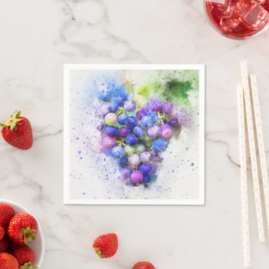 Trauben Serviette (Beispiel)