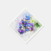 Trauben Serviette (Ecke)