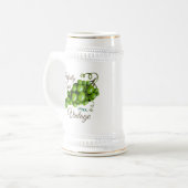 Trauben Stein Bierglas (Vorderseite Links)