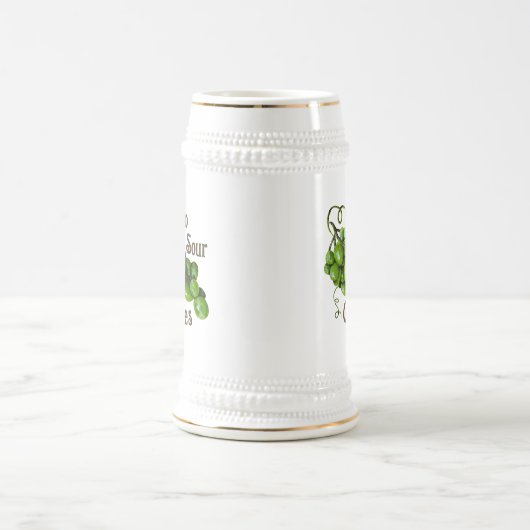 Trauben Stein Bierglas (Mittel)