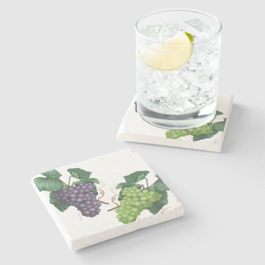 Trauben Steinuntersetzer (Seitenansicht)