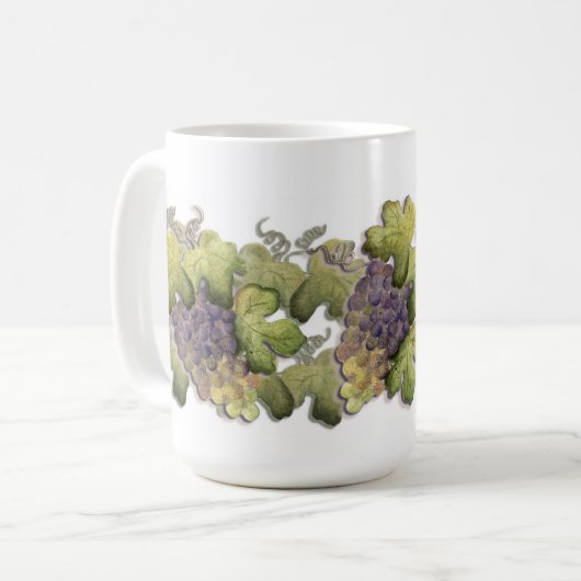 Trauben - Tasse (Vorderseite Links)