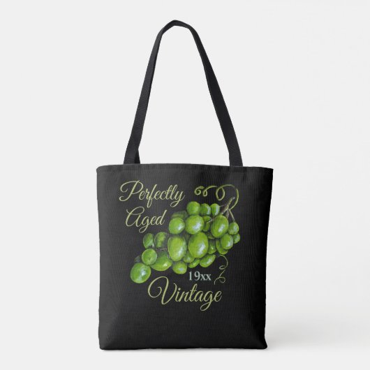 Trauben Totbeutel Tasche (Rückseite)